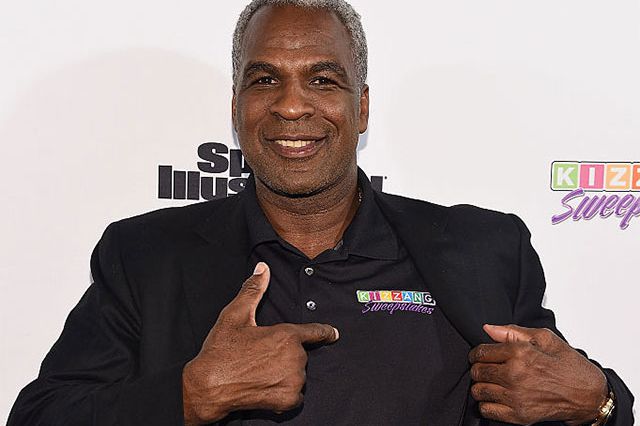 Charles Oakley at a party in 2016